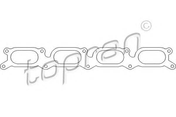 Прокладка, впускной коллектор TOPRAN 108240