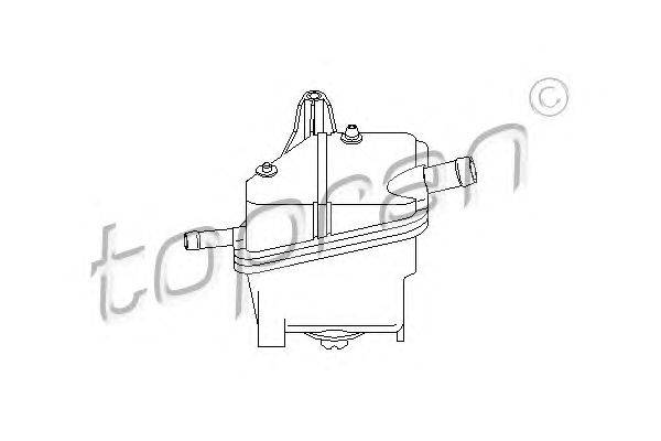 Компенсационный бак, гидравлического масла услителя руля TOPRAN 109 695