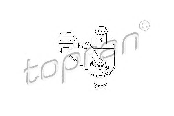 Регулирующий клапан охлаждающей жидкости TOPRAN 102 654