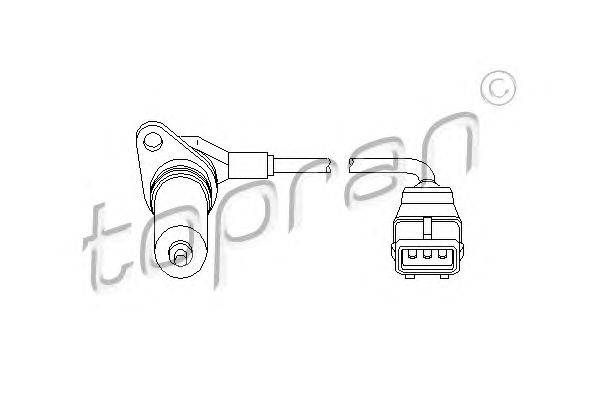 Датчик частоты вращения, управление двигателем TOPRAN 111 373