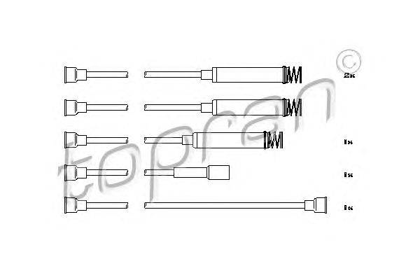 Комплект проводов зажигания MAXGEAR 530072