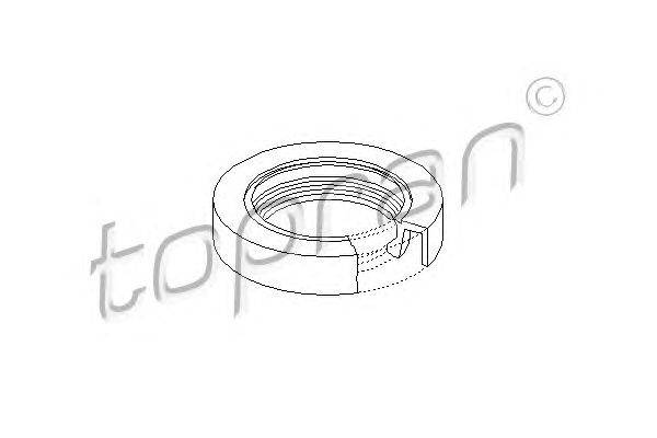 Уплотняющее кольцо, коленчатый вал TOPRAN 401 450