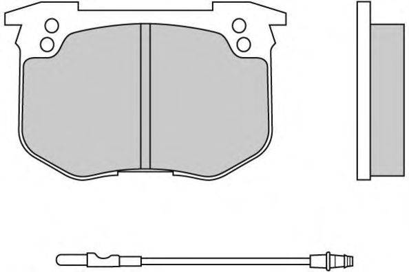Комплект тормозных колодок, дисковый тормоз E.T.F. 12-0159