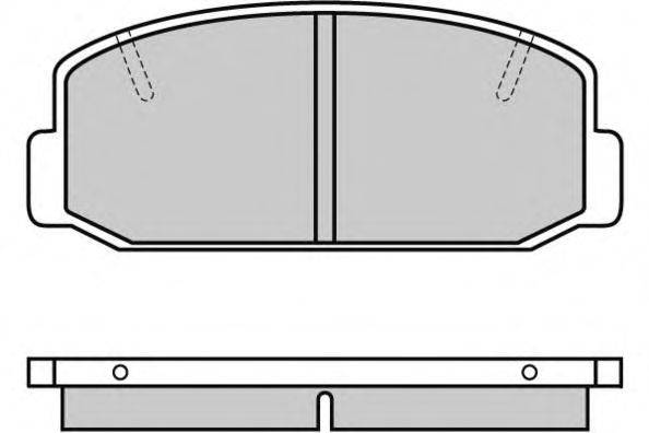 Комплект тормозных колодок, дисковый тормоз HP (ZEBRA) 2186