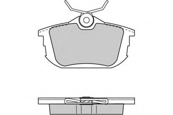 Комплект тормозных колодок, дисковый тормоз E.T.F. 21861