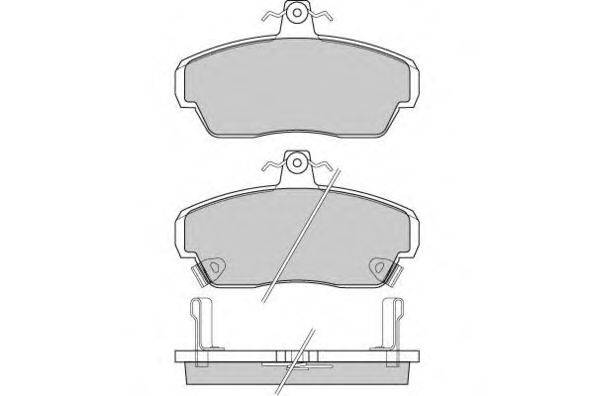 Комплект тормозных колодок, дисковый тормоз E.T.F. 12-0815