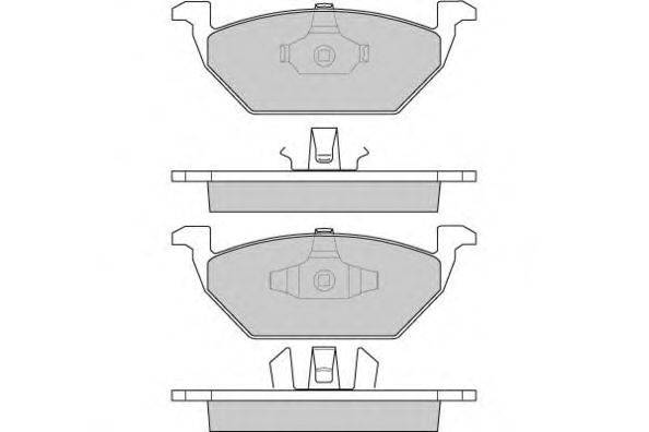 Комплект тормозных колодок, дисковый тормоз E.T.F. 120835