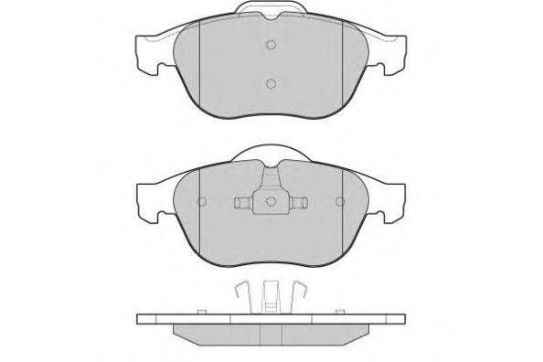 Комплект тормозных колодок, дисковый тормоз E.T.F. 12-0970