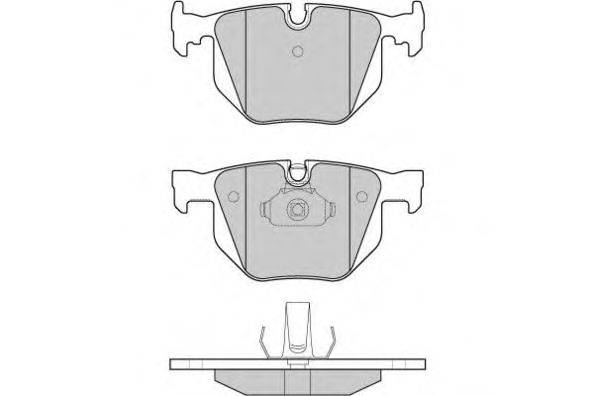 Комплект тормозных колодок, дисковый тормоз E.T.F. 12-1102