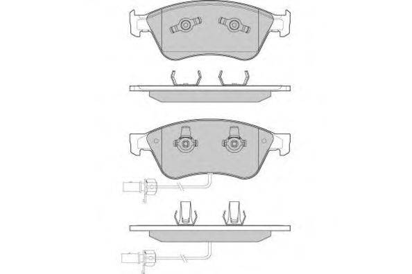 Комплект тормозных колодок, дисковый тормоз E.T.F. 12-1137
