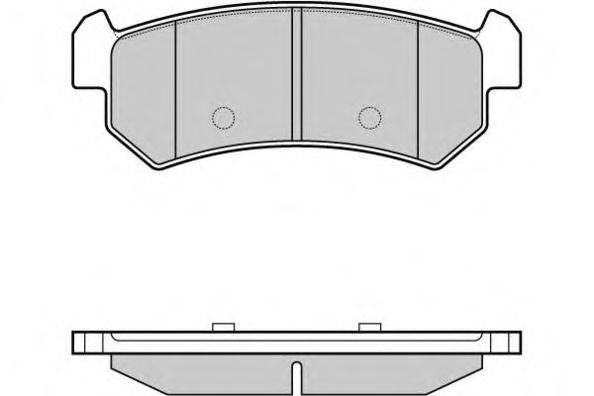 Комплект тормозных колодок, дисковый тормоз E.T.F. 12-1148