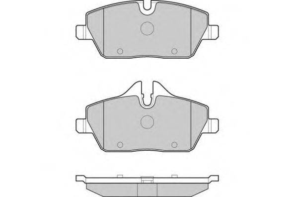 Комплект тормозных колодок, дисковый тормоз E.T.F. 23916