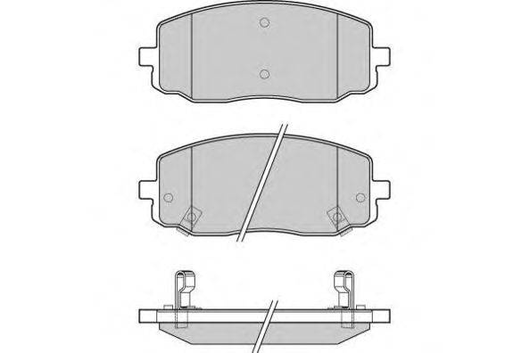 Комплект тормозных колодок, дисковый тормоз E.T.F. 12-1204