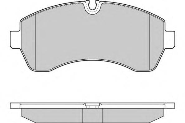 Комплект тормозных колодок, дисковый тормоз E.T.F. 29200