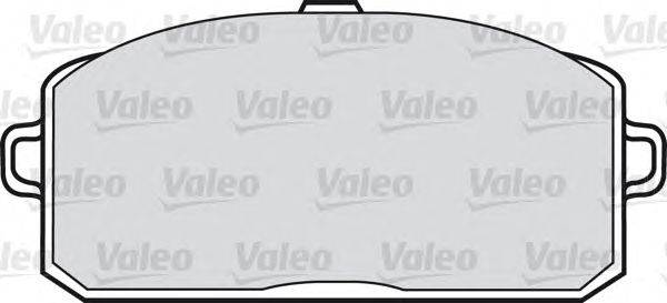 Комплект тормозных колодок, дисковый тормоз VALEO 551504