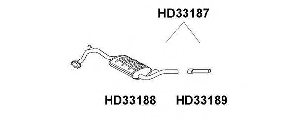 Глушитель выхлопных газов конечный VENEPORTE HD33187