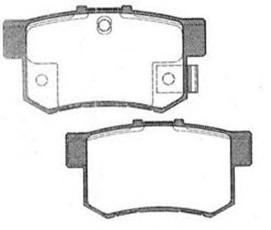 Комплект тормозных колодок, дисковый тормоз RAICAM 24388