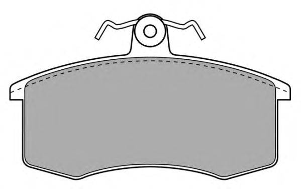 Комплект тормозных колодок, дисковый тормоз FREMAX FBP-0492