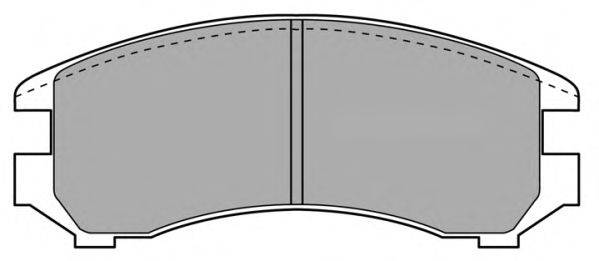 Комплект тормозных колодок, дисковый тормоз FREMAX FBP0777