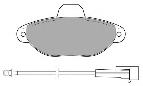 Комплект тормозных колодок, дисковый тормоз FREMAX FBP0911