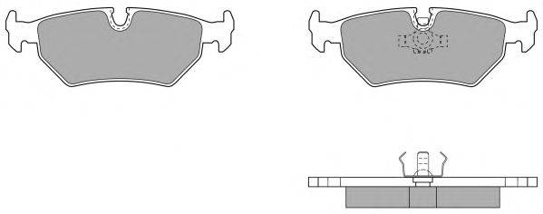 Комплект тормозных колодок, дисковый тормоз FREMAX FBP1008
