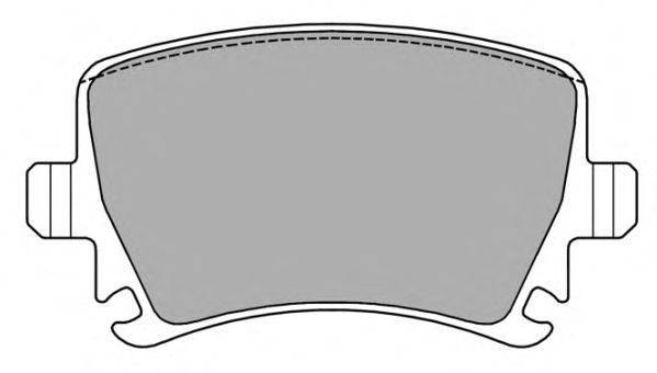 Комплект тормозных колодок, дисковый тормоз FREMAX FBP1371