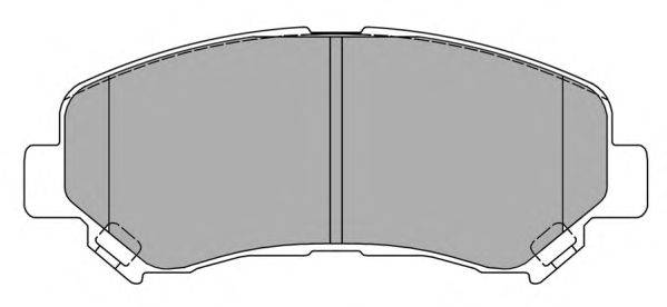 Комплект тормозных колодок, дисковый тормоз FREMAX 24632