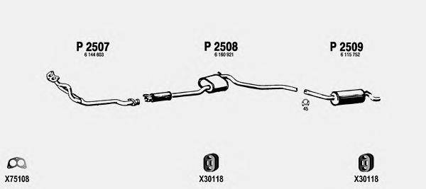 Система выпуска ОГ FENNO FO021