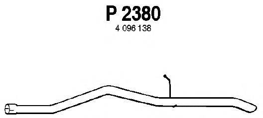 Труба выхлопного газа FENNO P2380