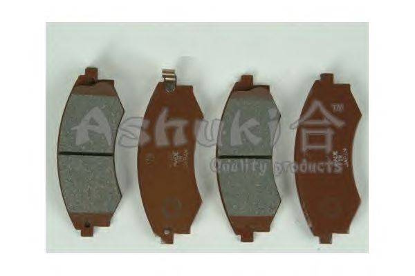 Комплект тормозных колодок, дисковый тормоз ASHUKI 1080-7130