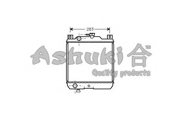 Радиатор, охлаждение двигателя ASHUKI K452-01