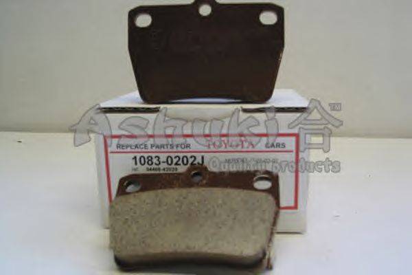 Комплект тормозных колодок, дисковый тормоз ASHUKI 1083-0202J