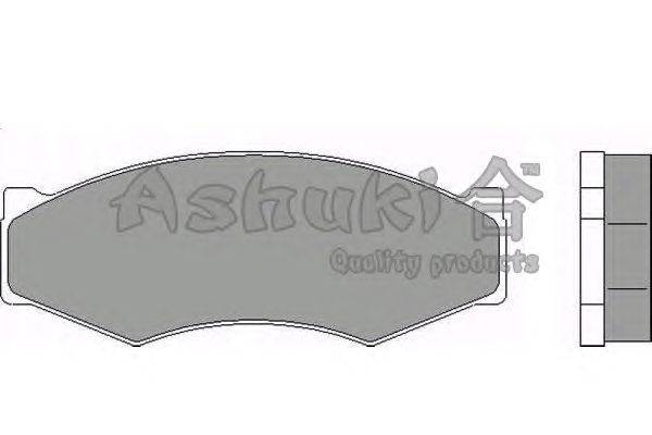 Комплект тормозных колодок, дисковый тормоз ASHUKI N00909J