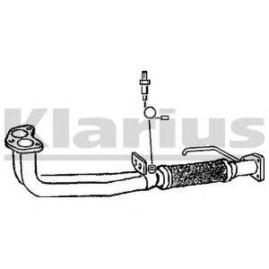 Труба выхлопного газа KLARIUS 301640