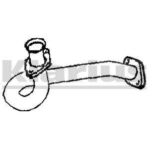 Труба выхлопного газа KLARIUS 301767