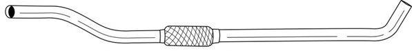 Труба выхлопного газа SIGAM 12535