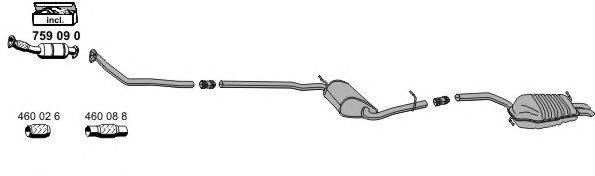 Система выпуска ОГ ERNST 010566