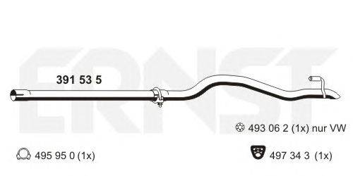 Труба выхлопного газа ERNST 391535