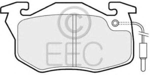 Комплект тормозных колодок, дисковый тормоз EEC BRP0624