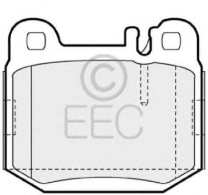 Комплект тормозных колодок, дисковый тормоз EEC BRP1193