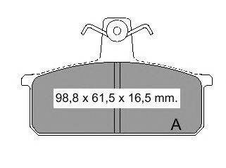 Комплект тормозных колодок, дисковый тормоз VEMA 831910