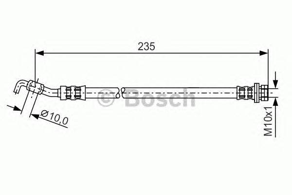 Тормозной шланг BOSCH 1 987 481 177