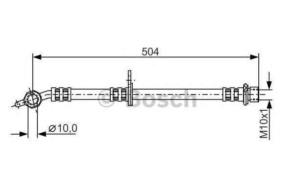 Тормозной шланг CF GOMMA 512344