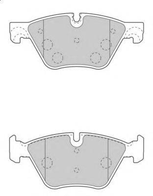 Комплект тормозных колодок, дисковый тормоз WAGNER WBP24697A