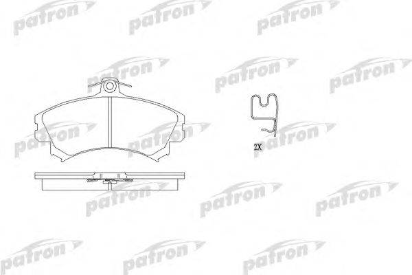 Комплект тормозных колодок, дисковый тормоз PATRON PBP1093
