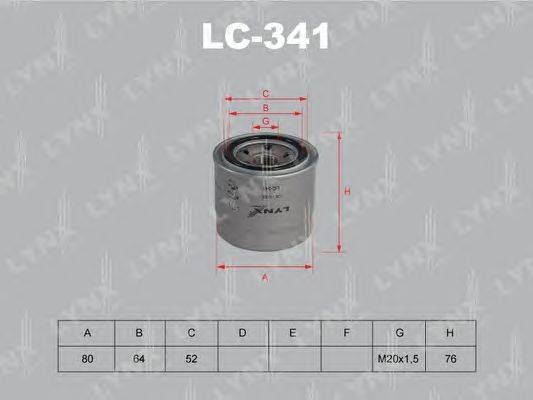 Масляный фильтр LYNXauto LC341
