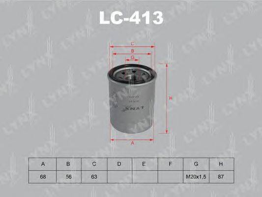 Масляный фильтр LYNXauto LC-413
