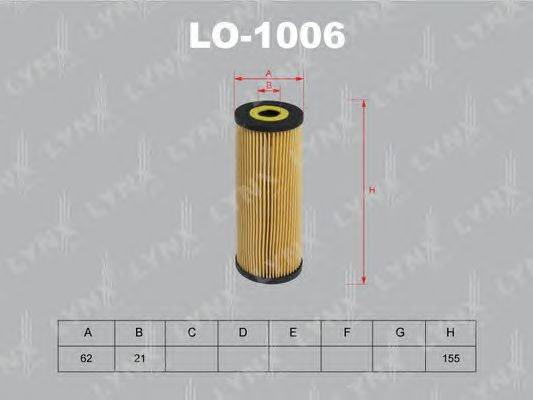 Масляный фильтр LYNXauto LO-1006