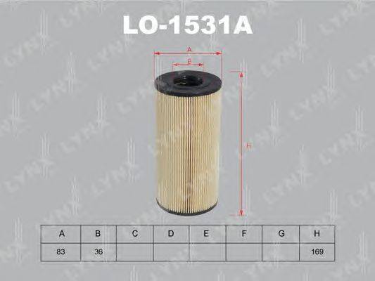 Масляный фильтр LYNXauto LO1531A