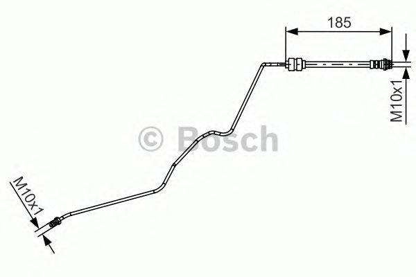 Тормозной шланг BOSCH 1 987 481 422